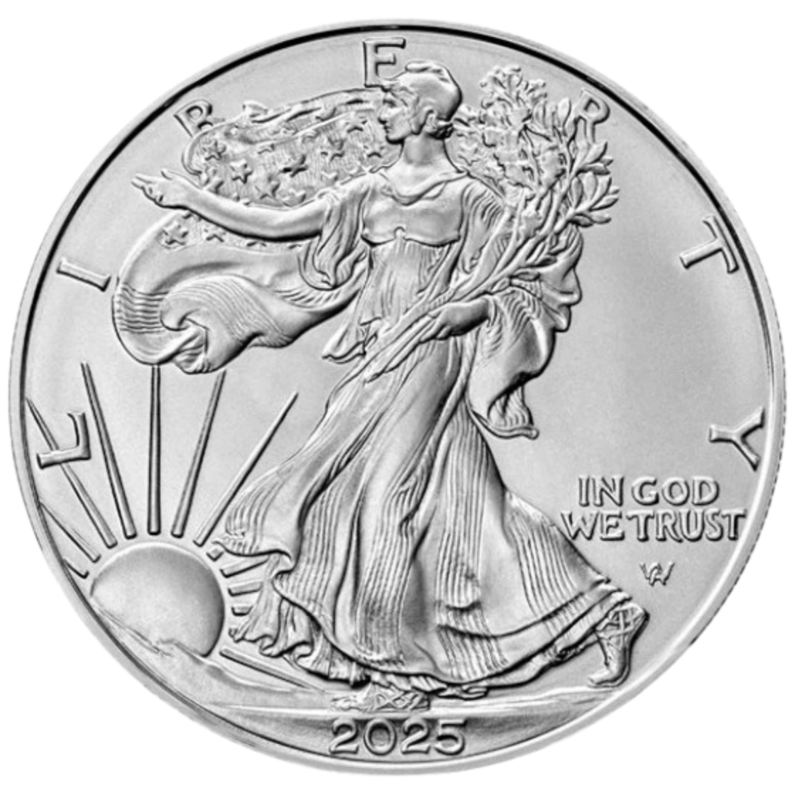 1oz Silver Eagle Coin: Vaulted (USA)