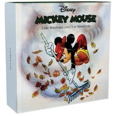 2017 Niue Disney Mickey Mouse - Little Whirlwind 1 oz Silver Proof Coin