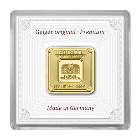 Geiger Original - 5g Gold Bar in capsule