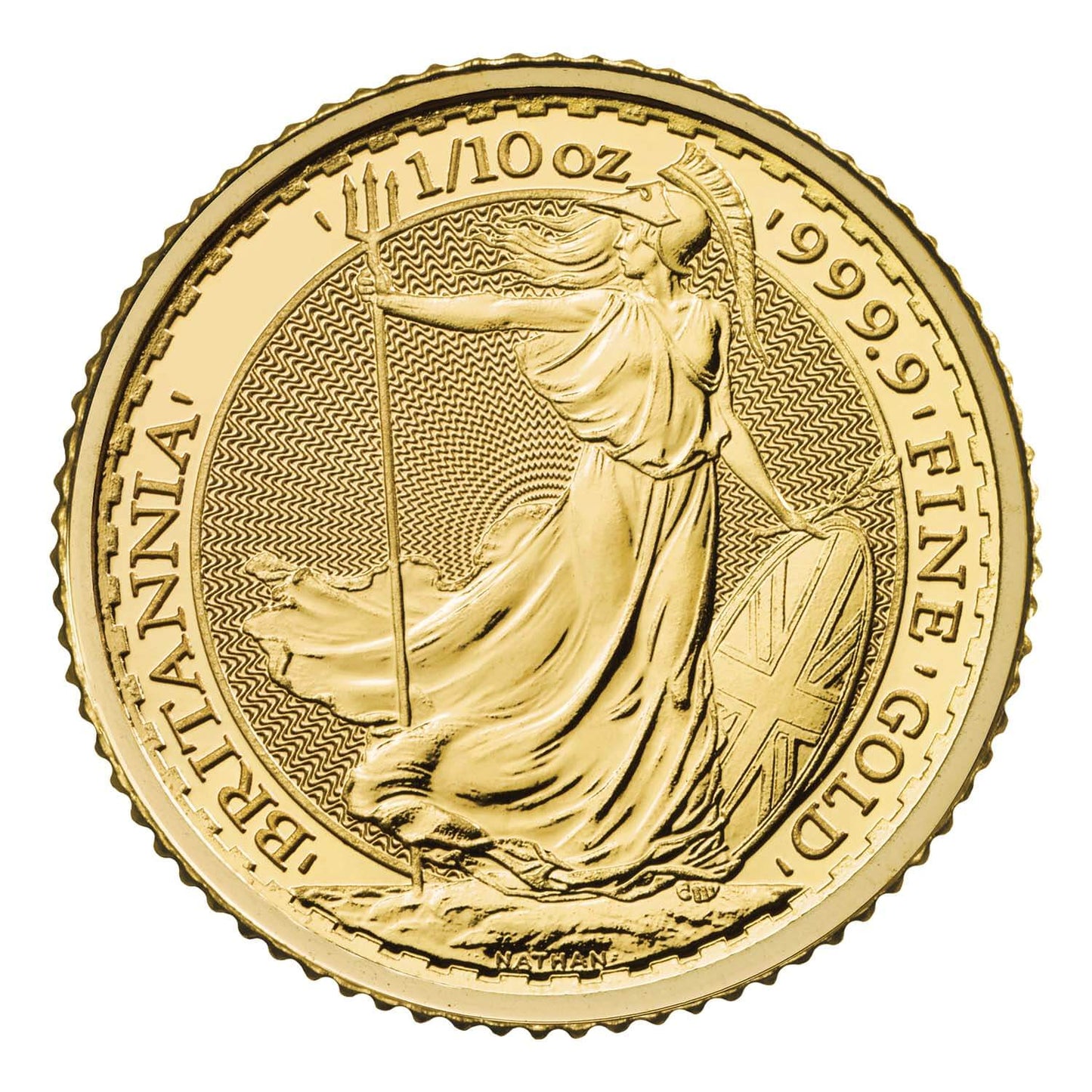 1/10 oz Gold Britannia Coin: Vaulted - CGT Exempt