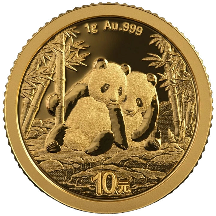 2026 10 Yuan 1 g Gold Panda Coin [BU] OMP