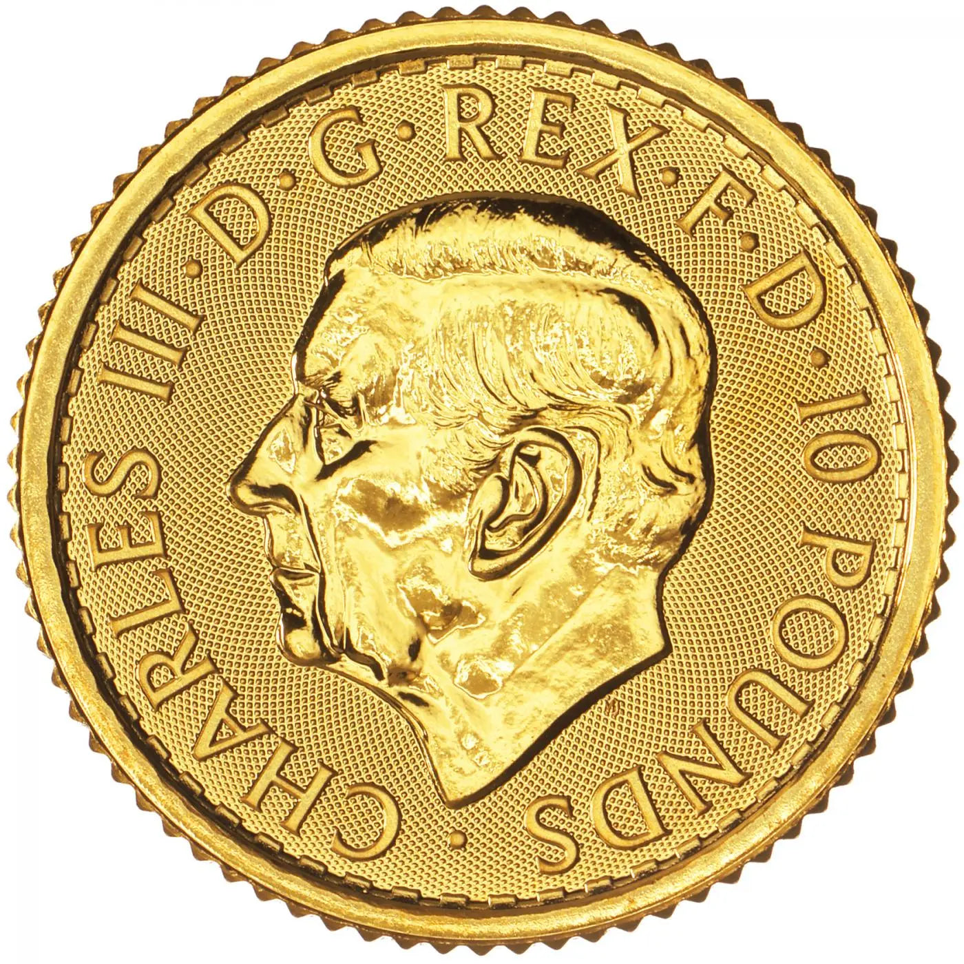 1/10 oz Gold Britannia Coin: Vaulted - CGT Exempt