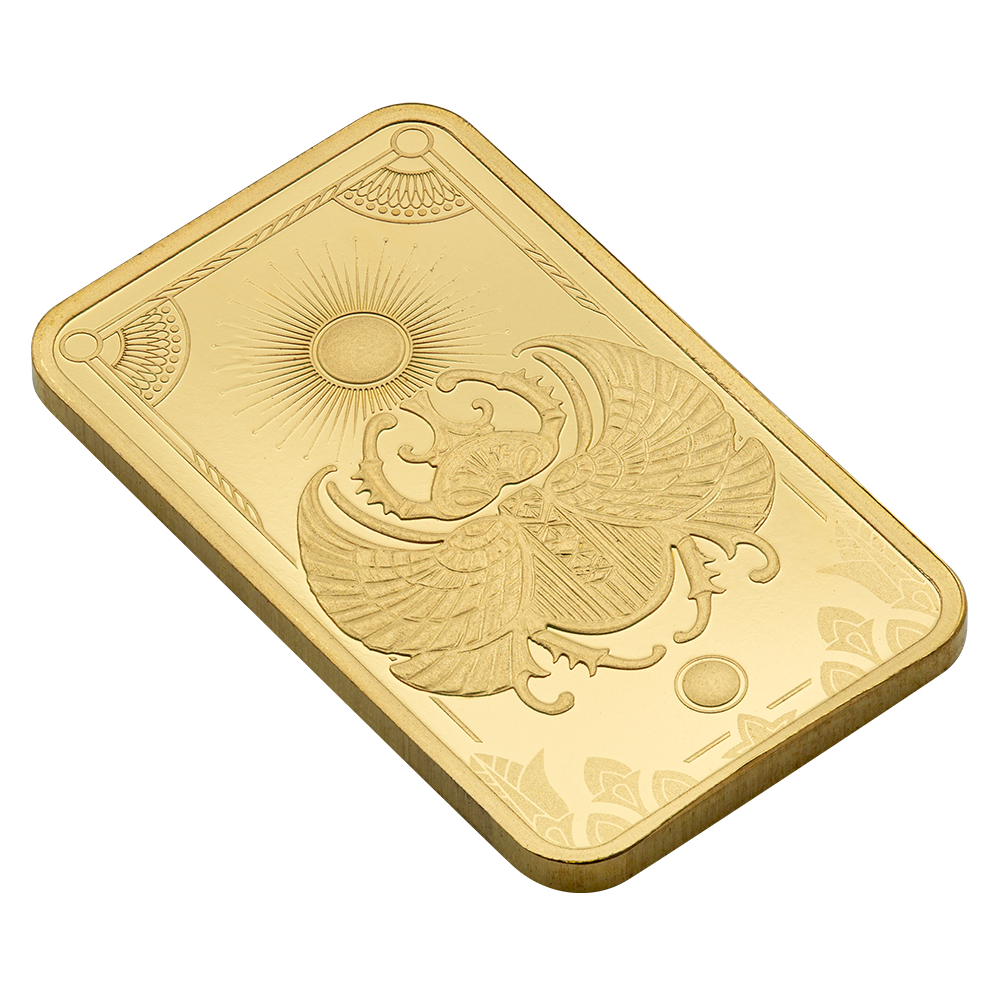 PAMP - 5g Gold Bar - Lucky Scarab