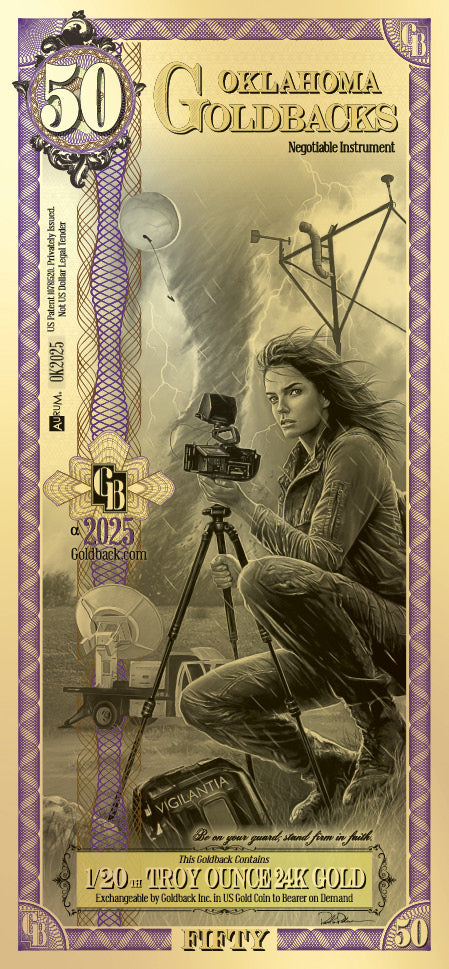 Illustration of a woman with a camera on a tripod, framed by a decorative border with text and symbols.