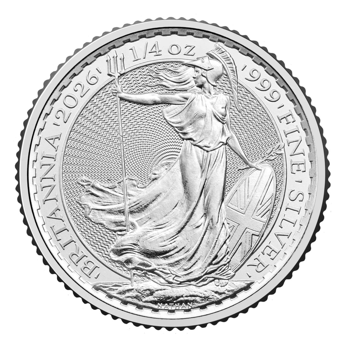 1oz Silver Britannia Coin: Vaulted - VAT FREE / CGT Exempt