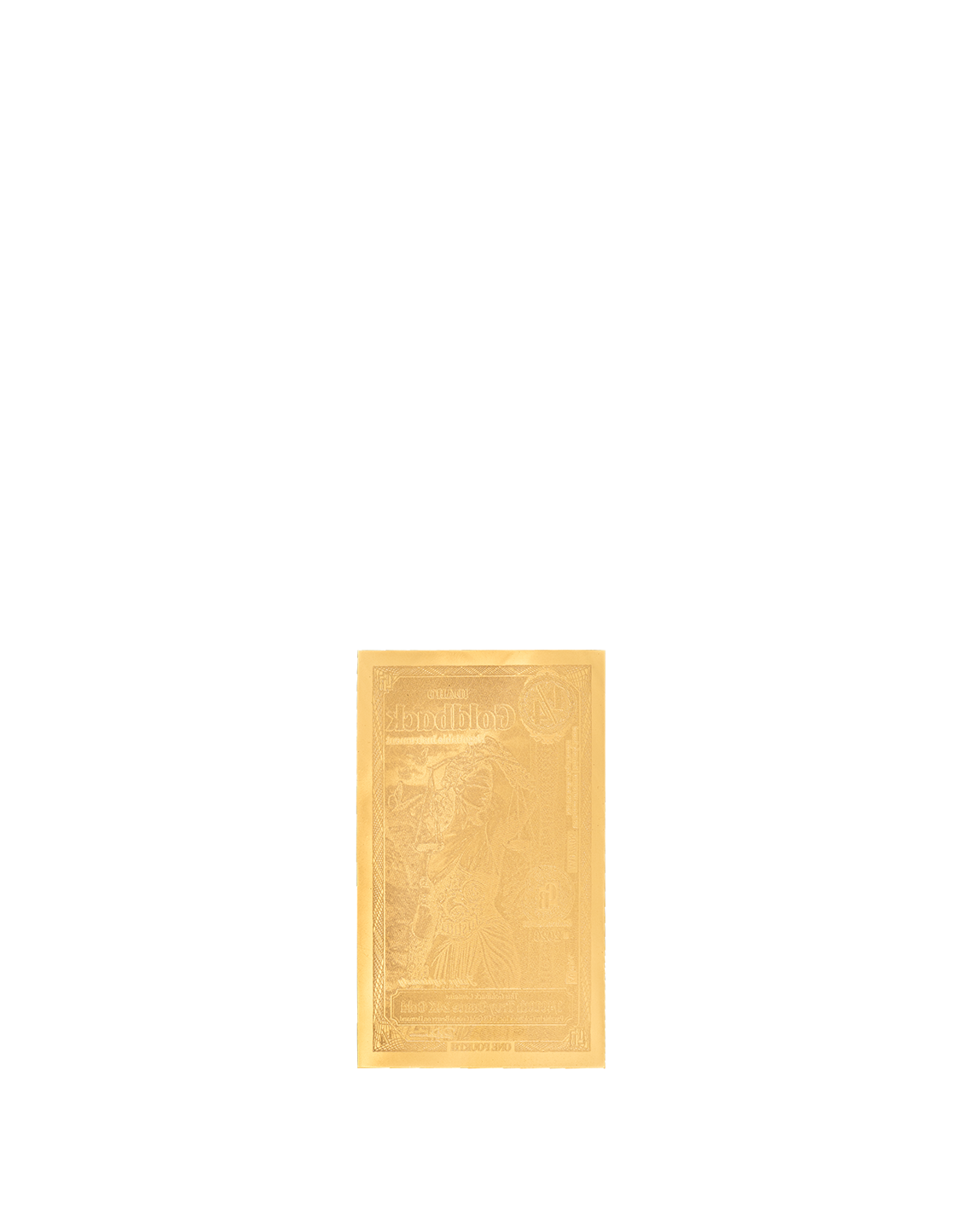 1/4 Idaho Goldback - Alpha Edition (α) | Aurum Gold Foil Note (24k)