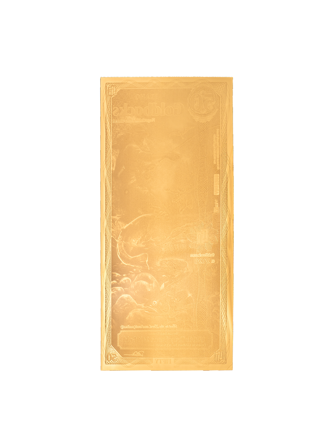50 Idaho Goldback - Alpha Edition (α) | Aurum Gold Foil Note (24k)