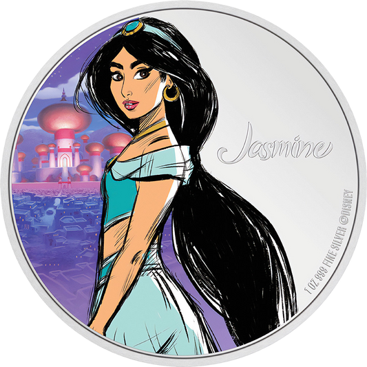 2024 Niue Disney Princess Jasmine 1 oz Silver Proof Coin [NGC PR70]