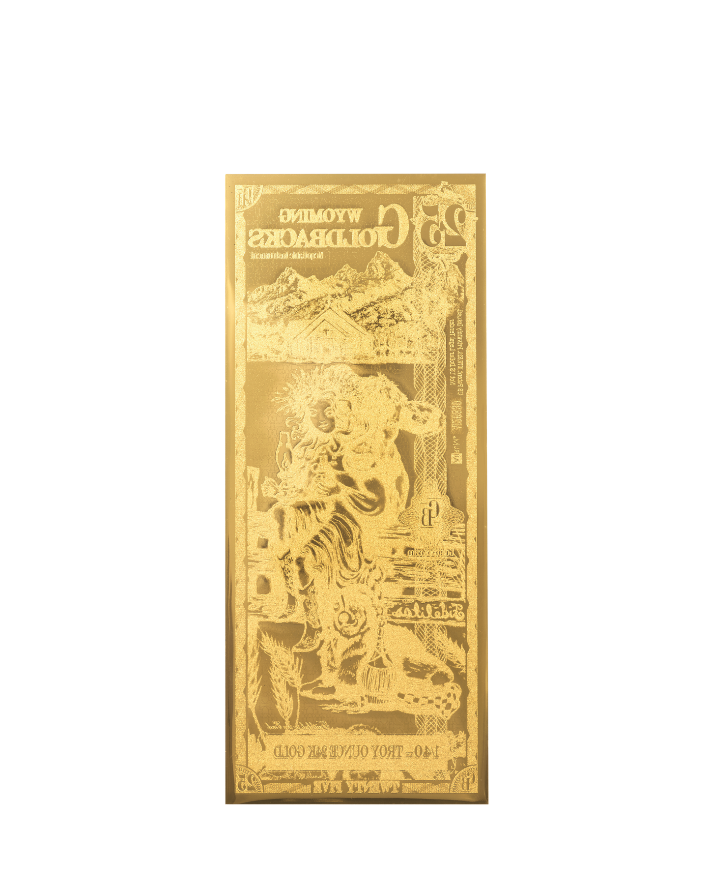25 South Dakota Goldback | Aurum Gold Foil Note (24k)