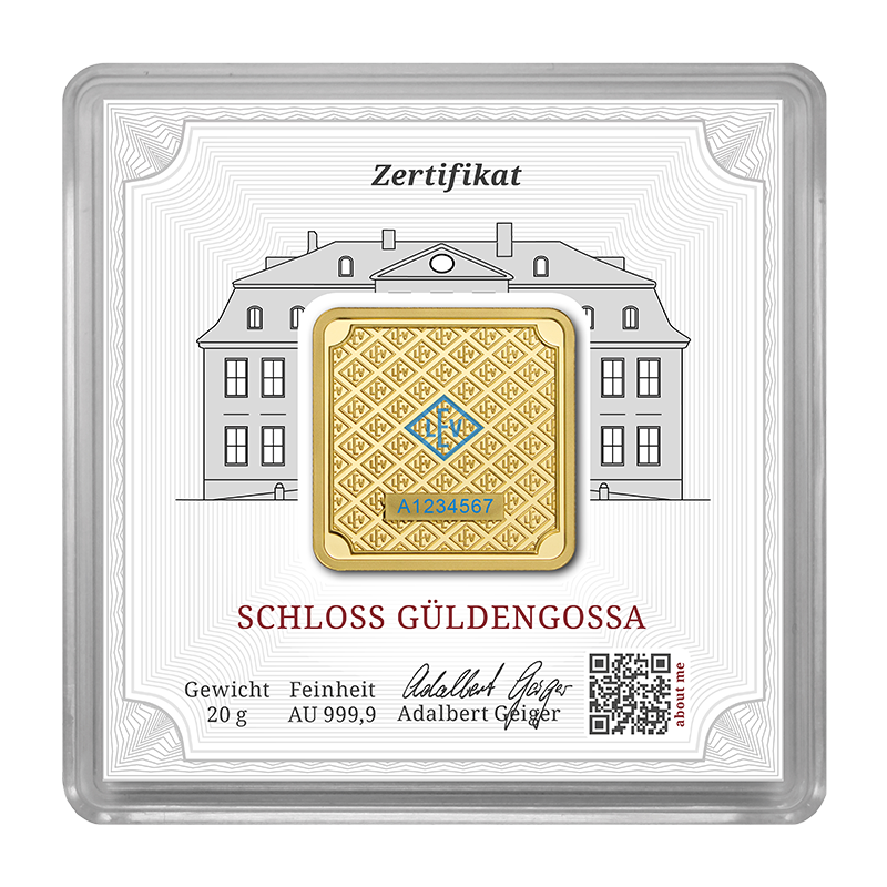Geiger Original - 20g Gold Bar in capsule
