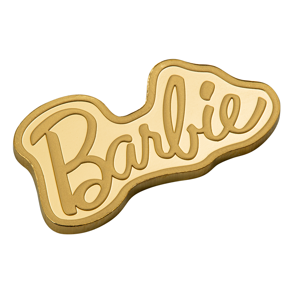 PAMP - 5g Gold Coin - Barbie Logo