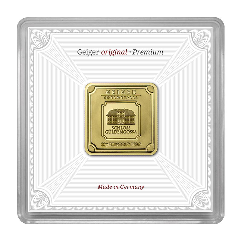 Geiger Original - 20g Gold Bar in capsule