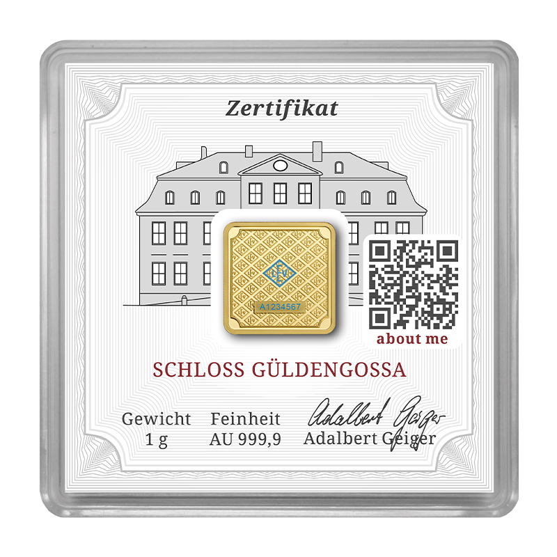 Geiger Original - 1g Gold Bar in capsule