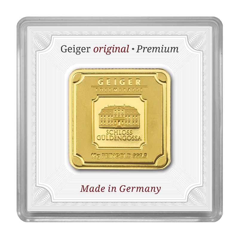 Geiger Original - 10g Gold Bar in capsule