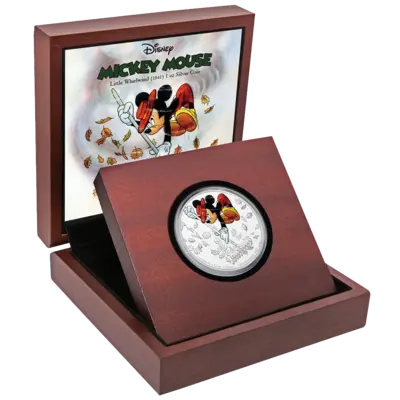 2017 Niue Disney Mickey Mouse - Little Whirlwind 1 oz Silver Proof Coin
