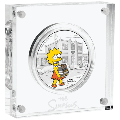 2019 The Simpsons™ – Lisa Simpson 1oz Silver Proof Coin [NGC PF70]