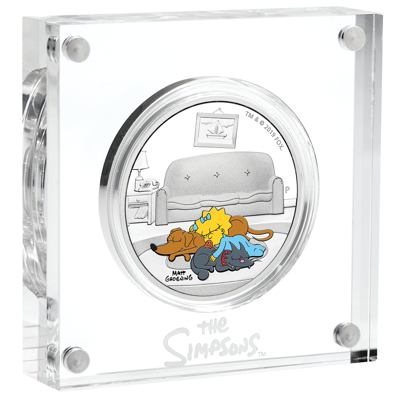 2019 The Simpsons™ – Maggie Simpson 1oz Silver Proof Coin [NGC PF 70]